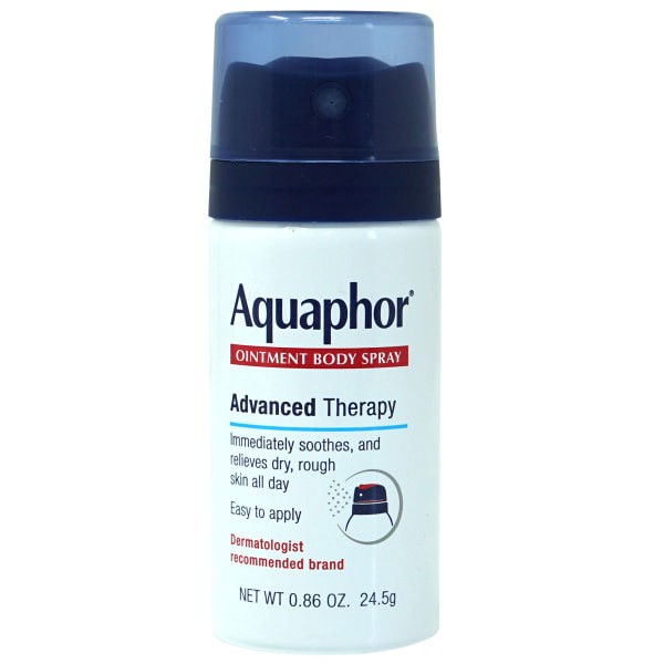 Aquaphor Ointment Body Spray, 0.86 Oz, White, Pack Of 12 Bottles 12 ct