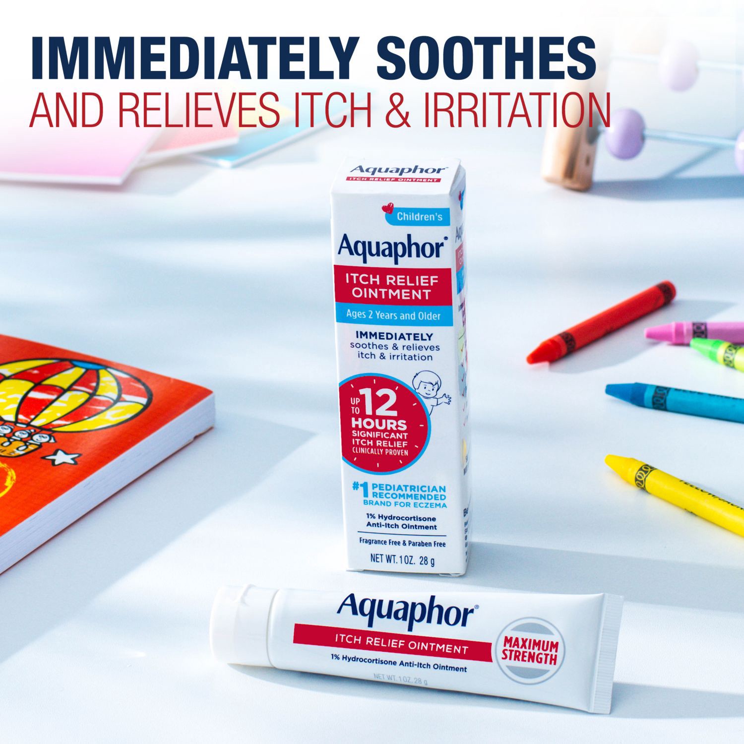slide 5 of 8, AQUAPHOR Aqphr Childrn's Itch Rlf Ointmnt, 1 ct
