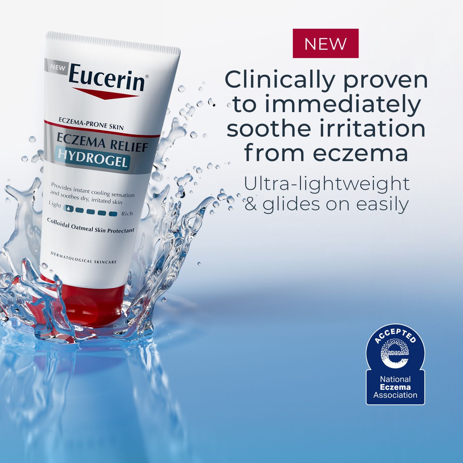 slide 2 of 9, Eucerin Eczema Relief Hydrogel, 5 Oz, 5 oz