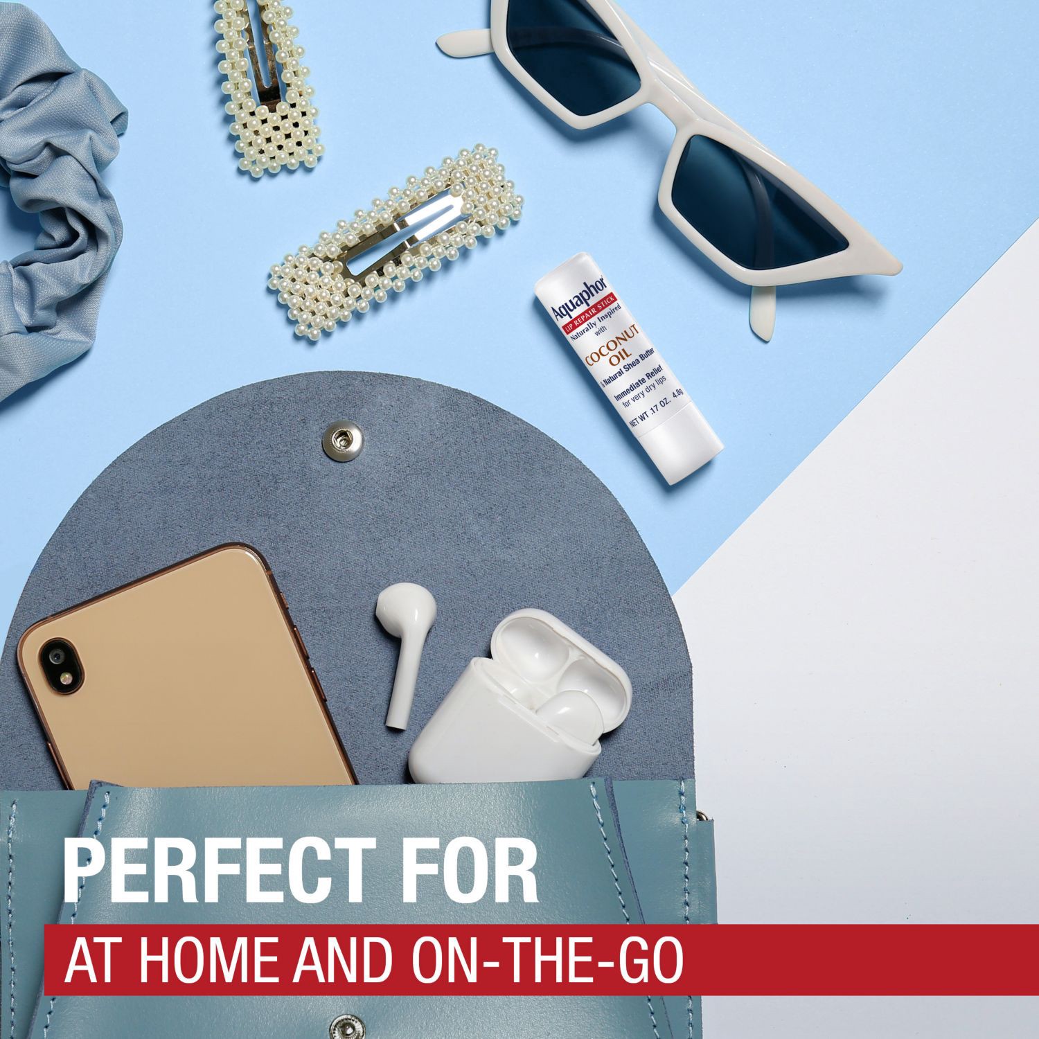 slide 2 of 8, Aquaphor Lip Naturals, Coconut, 0.17 oz