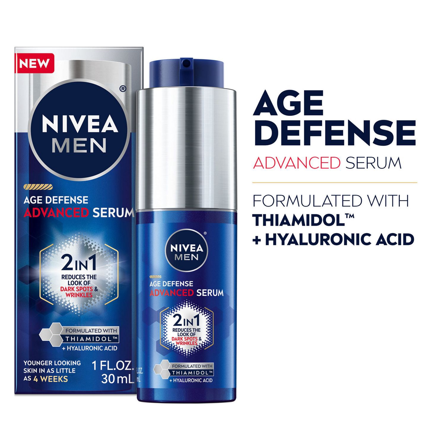slide 6 of 13, Nivea Men Age Defense Advanced Serum 1 fl oz, 1 fl oz