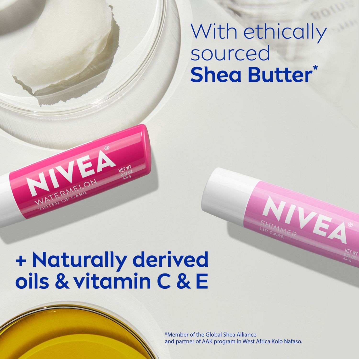 slide 5 of 11, Nivea Lip Care, Pearly And Pink, 2 Ct, 0.17 oz