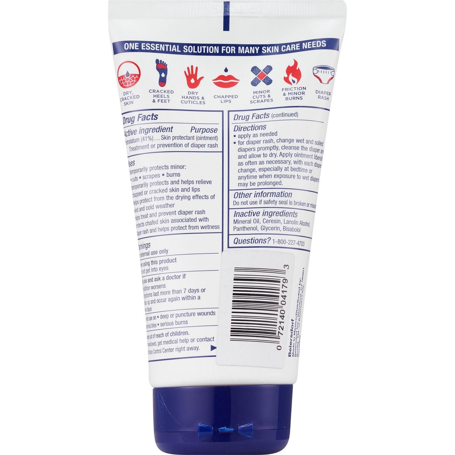 slide 2 of 2, Aquaphor Advanced Therapy Healing Ointment Skin Protectant, 5 Oz, 5 oz