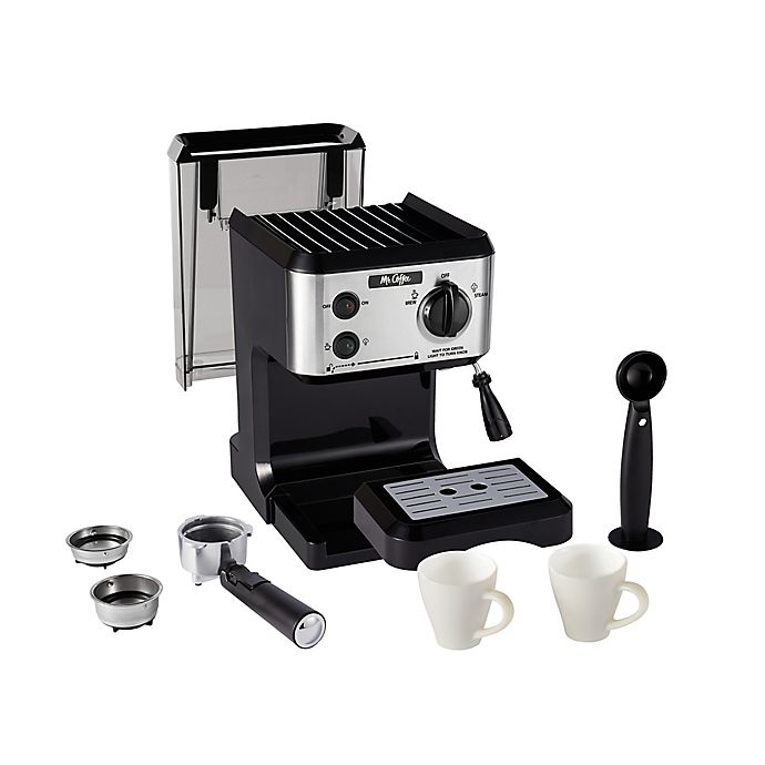 slide 2 of 3, Mr. Coffee 19-Bar Pump Espresso Machine, 1 ct