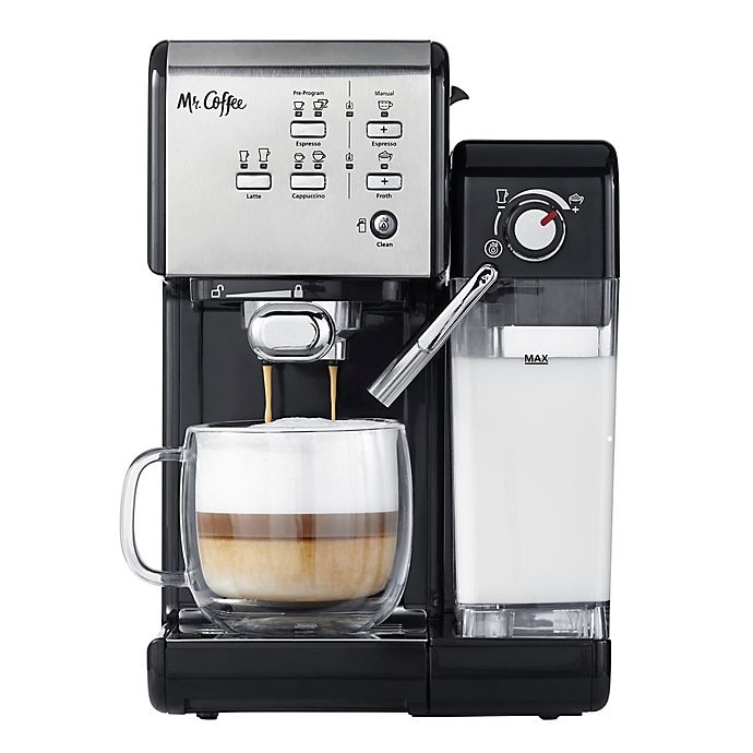 slide 2 of 8, Mr. Coffee One-Touch CoffeeHouse Espresso and Cappuccino Machine, 1 ct