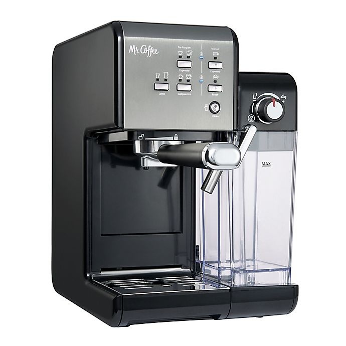 slide 3 of 8, Mr. Coffee One-Touch CoffeeHouse Espresso and Cappuccino Machine - Black Stainless, 1 ct