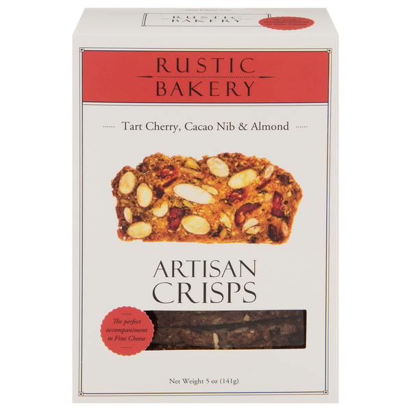 slide 1 of 1, Rustic Bakery Tart Cherry Cacao Nib & Almond Artisan Crisps 5 oz, 5 oz