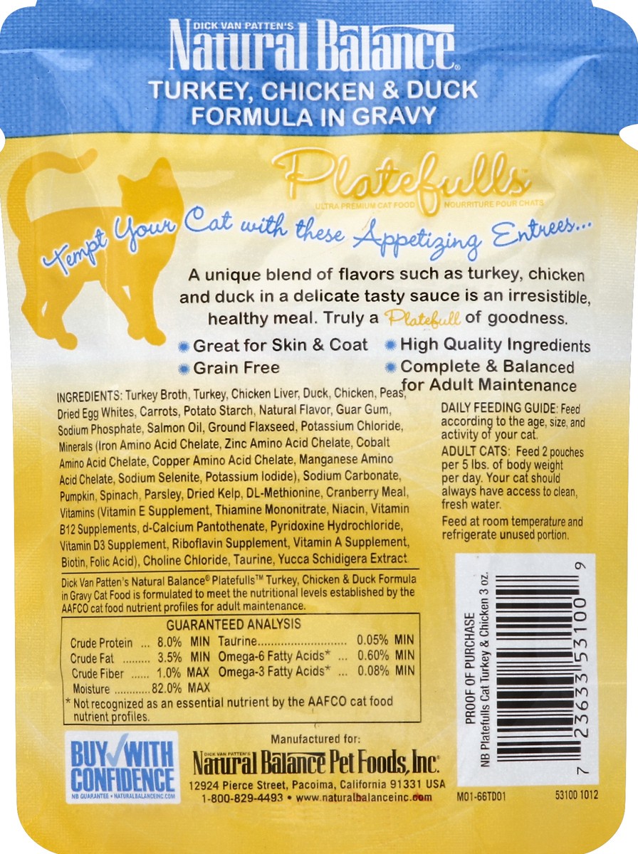 slide 4 of 6, Natural Balance Cat Food 3 oz, 3 oz