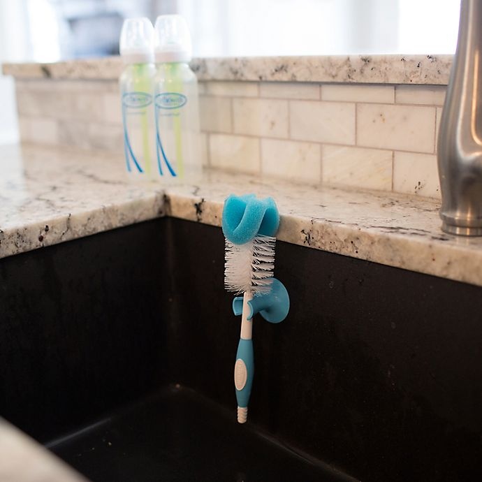 slide 4 of 7, Dr. Brown's Natural Flow Bottle Brushes - Blue, 2 ct