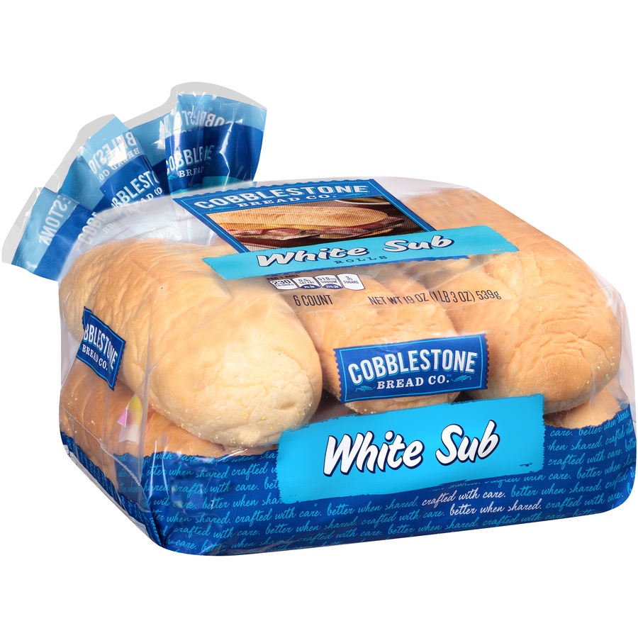 slide 8 of 8, Wonder White Sub Rolls 6 ea, 6 ct