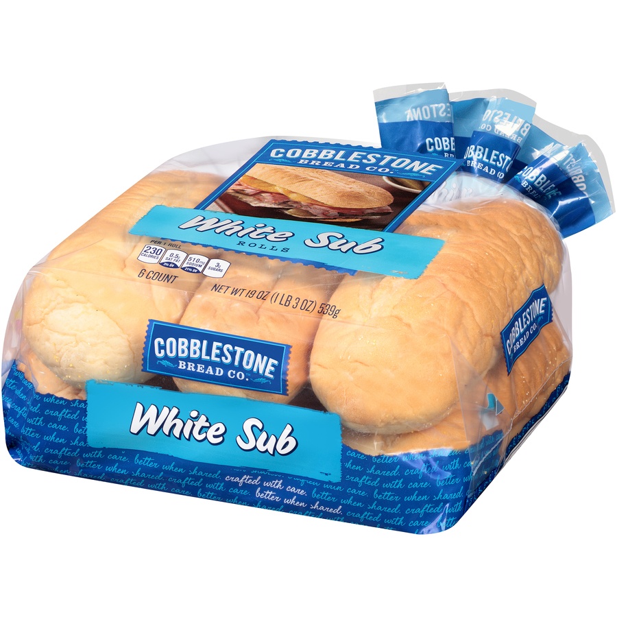 slide 5 of 8, Wonder White Sub Rolls 6 ea, 6 ct