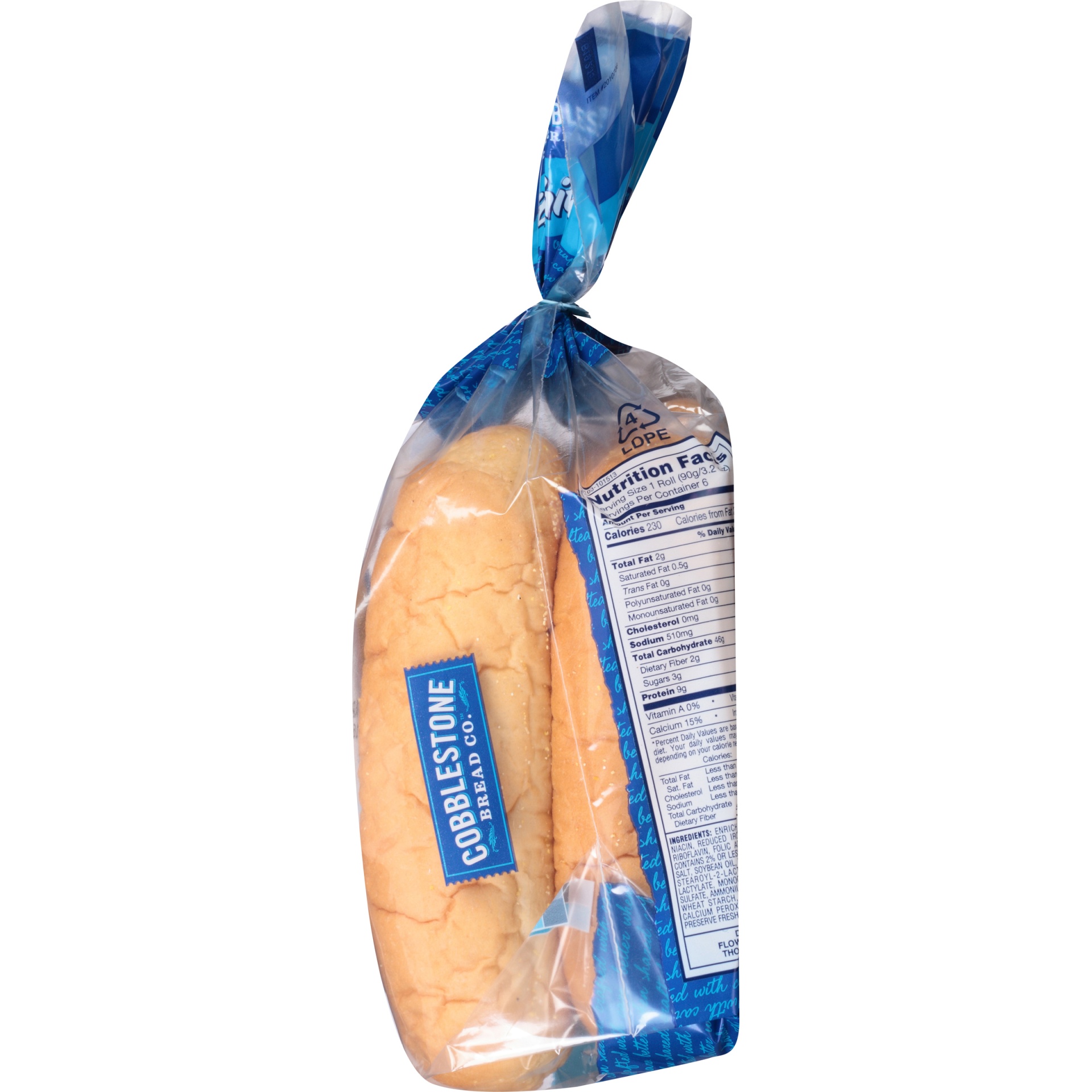 slide 3 of 8, Wonder White Sub Rolls 6 ea, 6 ct