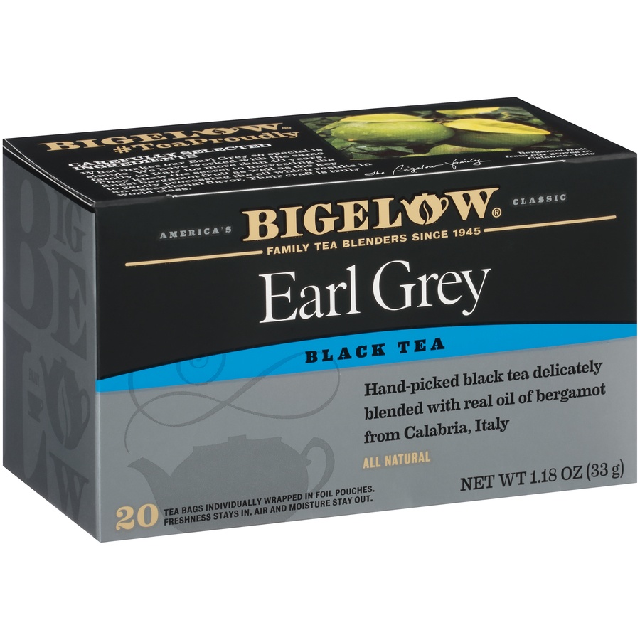 slide 2 of 7, Bigelow Earl Grey Black Tea Bags - 20ct, 20 ct