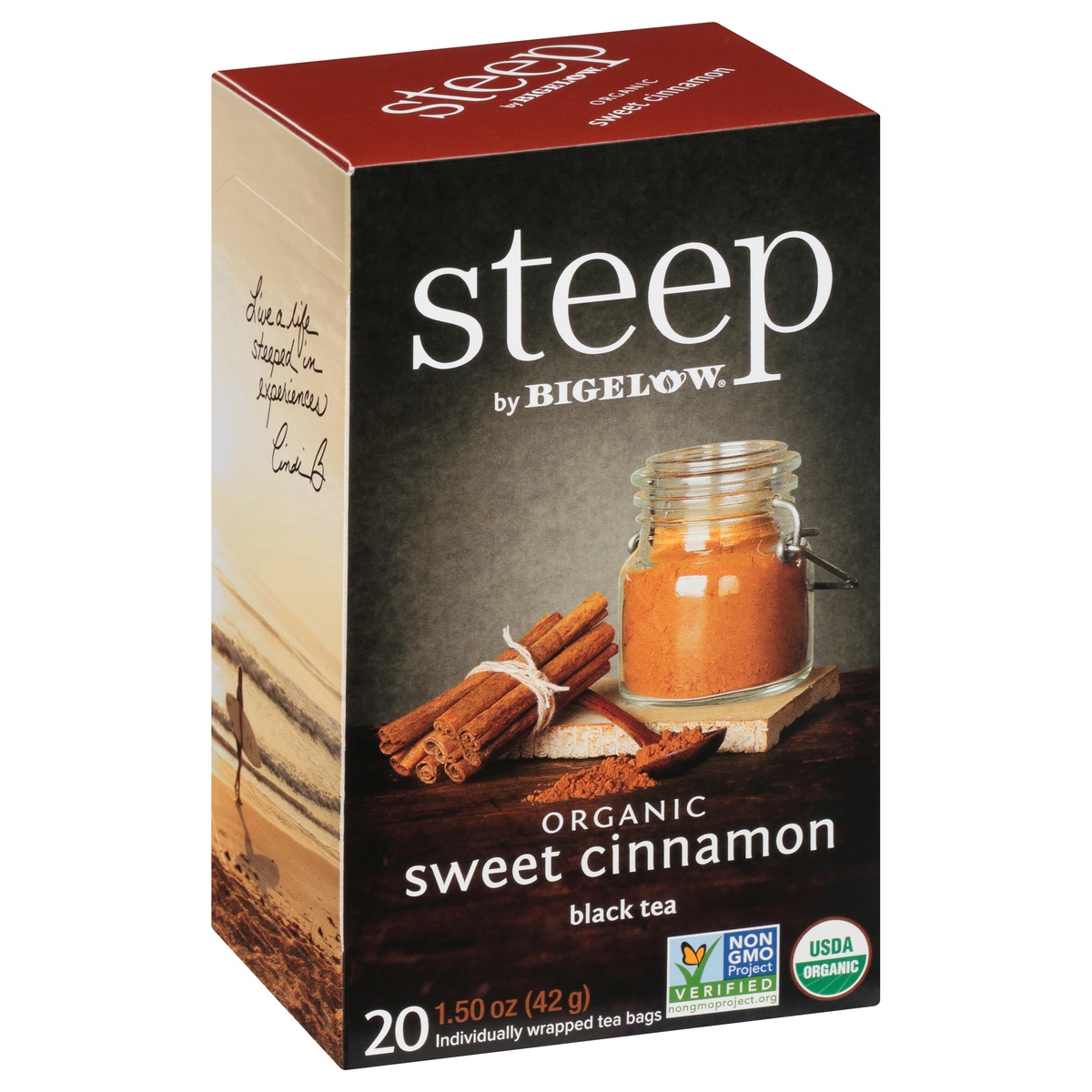 slide 2 of 9, Bigelow Black Tea, Organic, Sweet Cinnamon, Tea Bags, 20 ct