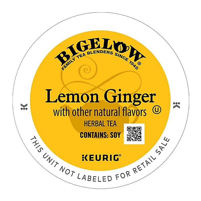 slide 2 of 3, Bigelow Classic Lemon Ginger Tea Keurig K-Cup Pods, 48 ct