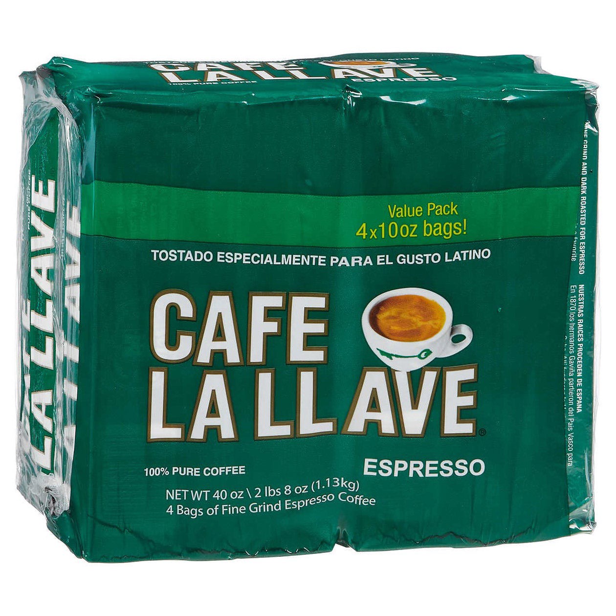 slide 1 of 1, Cafe La Llave Espresso, 10 oz, 4 count, 