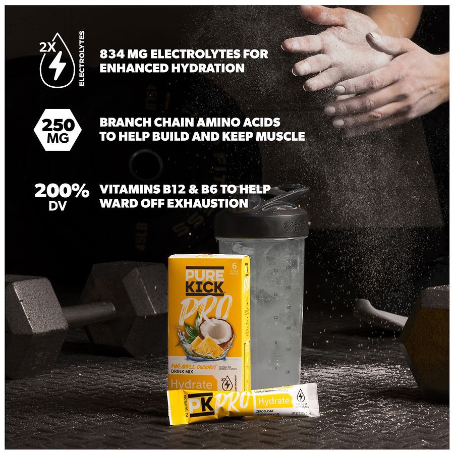 slide 4 of 5, Pure Kick Hydration Drink Mix Pineapple Coconut - 0.24 oz, 0.24 oz