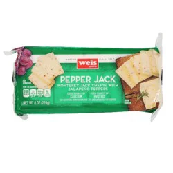 Weis Quality Pepper Jack Bar Cheese