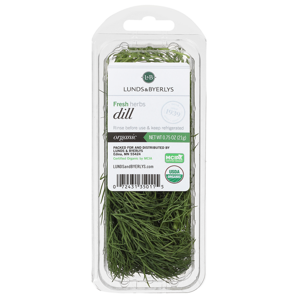 slide 1 of 1, Lunds & Byerlys Fresh Organic Dill, 0.75 oz