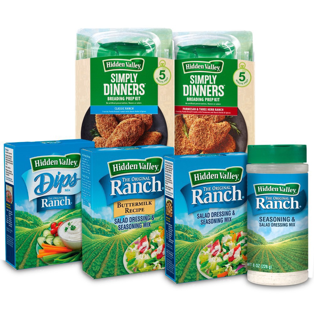 slide 7 of 170, Hidden Valley Gluten Free Original Ranch Salad Dressing and Seasoning Mix Packets for Ranch Dip, 4 ct