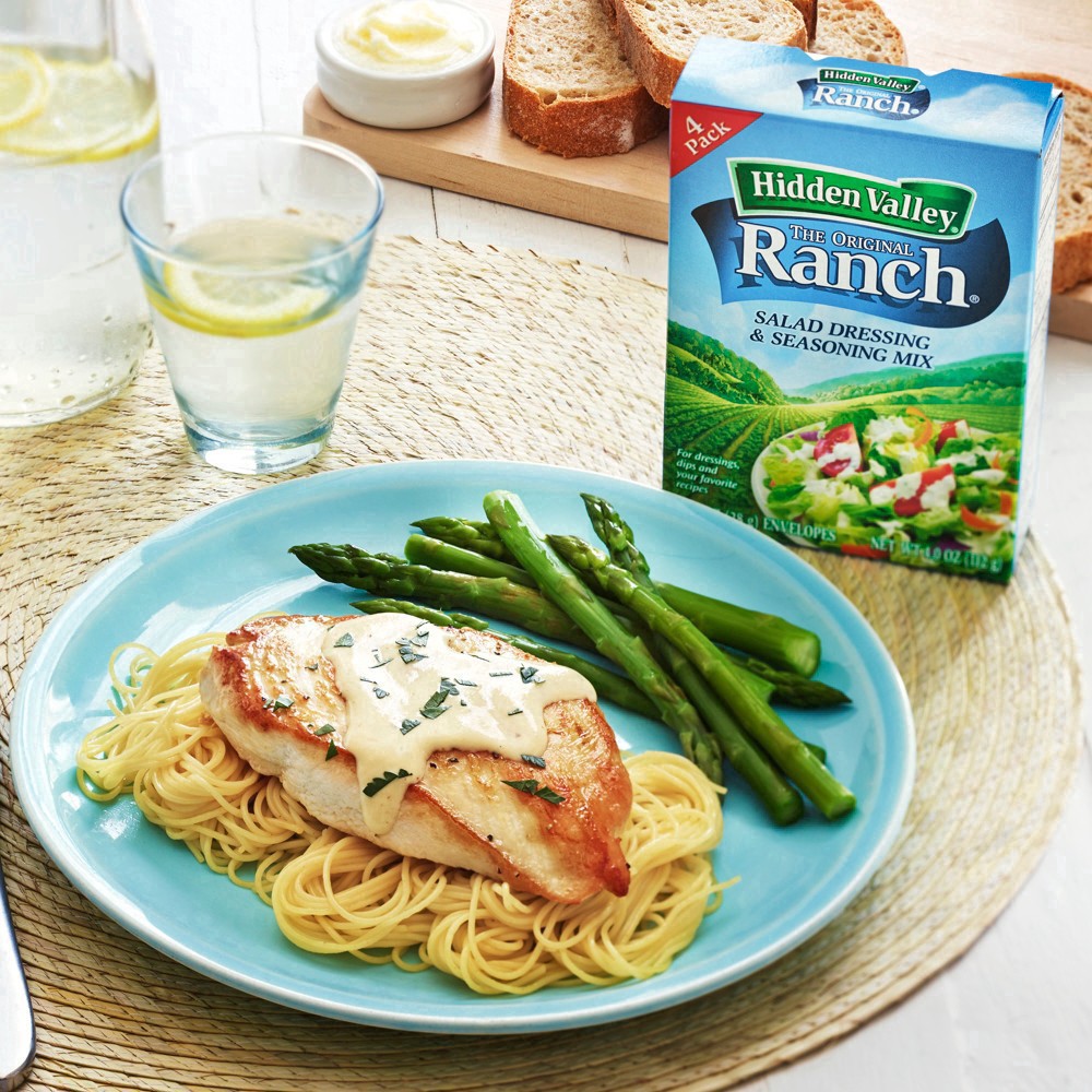 slide 9 of 170, Hidden Valley Gluten Free Original Ranch Salad Dressing and Seasoning Mix Packets for Ranch Dip, 4 ct