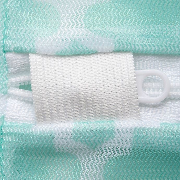 slide 10 of 10, Design Imports Mesh Laundry Bag E Set - Aqua Lattice, 4 ct