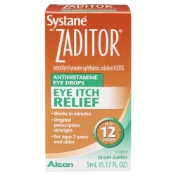 Zaditor Eye Drops, Antihistamine, Eye Itch Relief