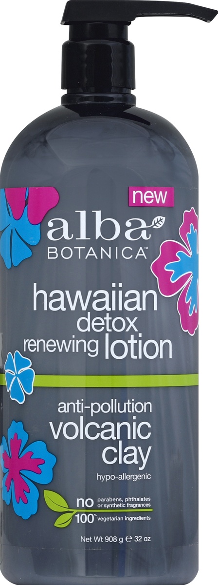 slide 2 of 2, Alba Botanica Hawaiian Detox Body Lotion, 32 fl oz