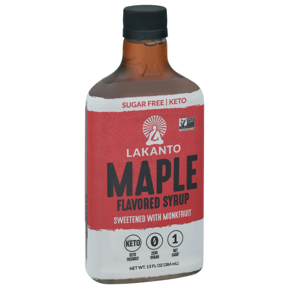 slide 2 of 9, Lakanto Sugar-Free Maple Flavored Syrup, 13 oz