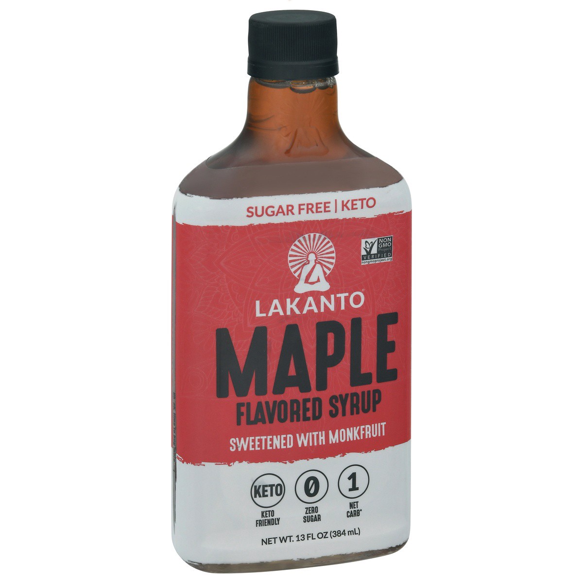 slide 6 of 9, Lakanto Sugar-Free Maple Flavored Syrup, 13 oz