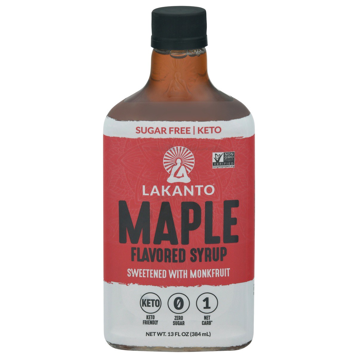 slide 1 of 9, Lakanto Sugar-Free Maple Flavored Syrup, 13 oz