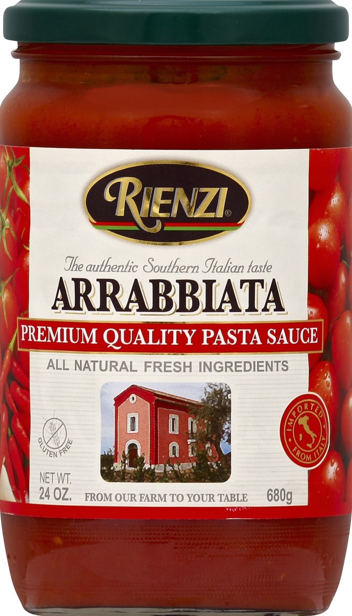 slide 2 of 2, Rienzi Arrabbiata Pasta Sauce, 24 oz