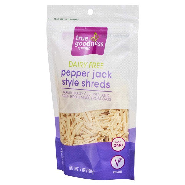 slide 19 of 29, True Goodness Plant Based Pepper Jack Shreds, 7 oz