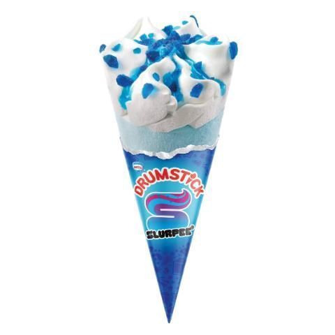 slide 1 of 1, Drumstick Slurpee Blue Raspberry Vanilla King Cone, 7 oz
