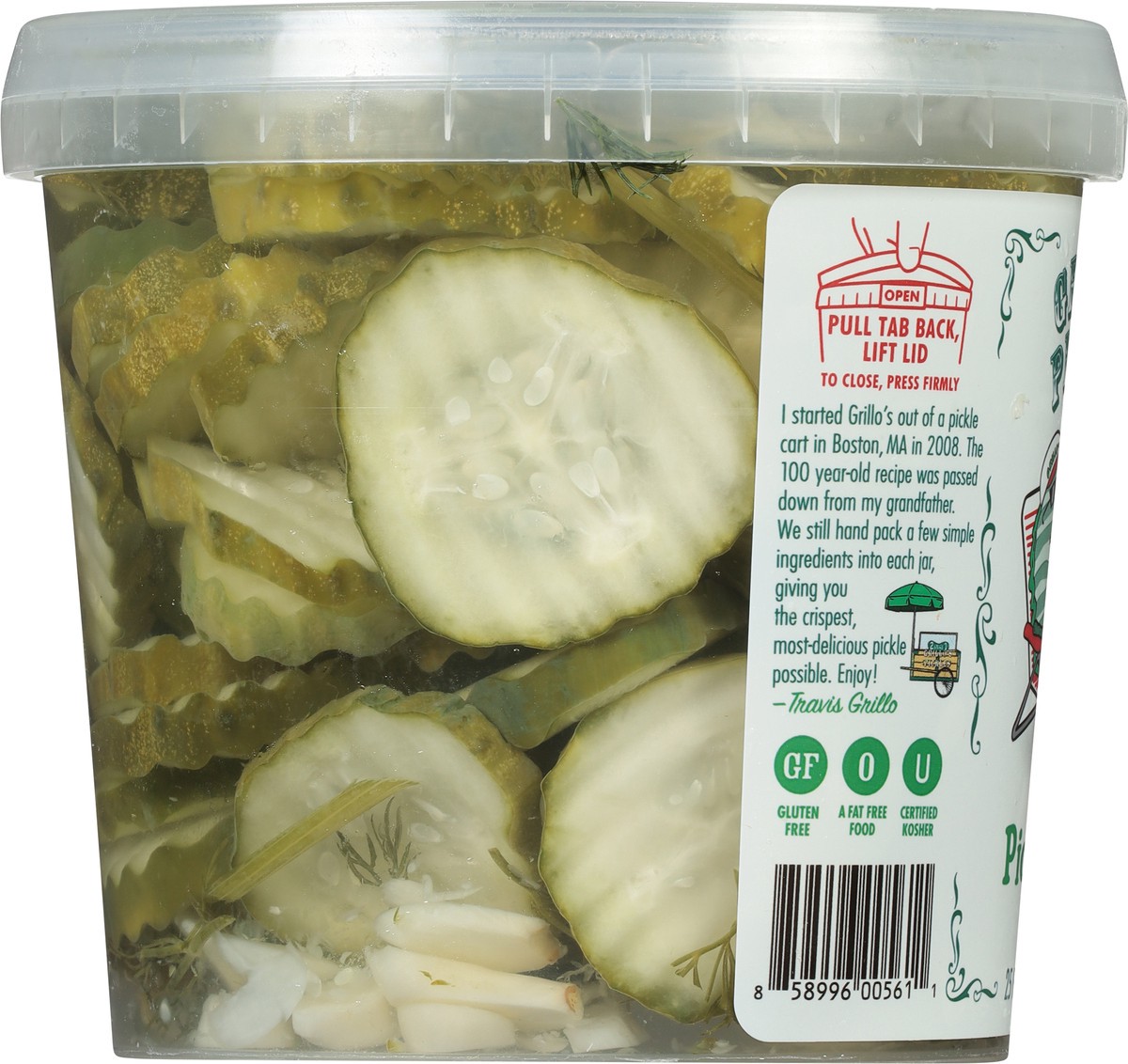 slide 7 of 9, Grillo's Pickles Dill Pickle Chips - 25 Oz, 25 oz