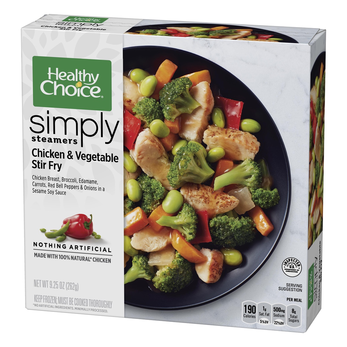 slide 6 of 6, Healthy Choice Cafe Steamers Simply Chicken Vegetable Stir Fry, 9.25 oz