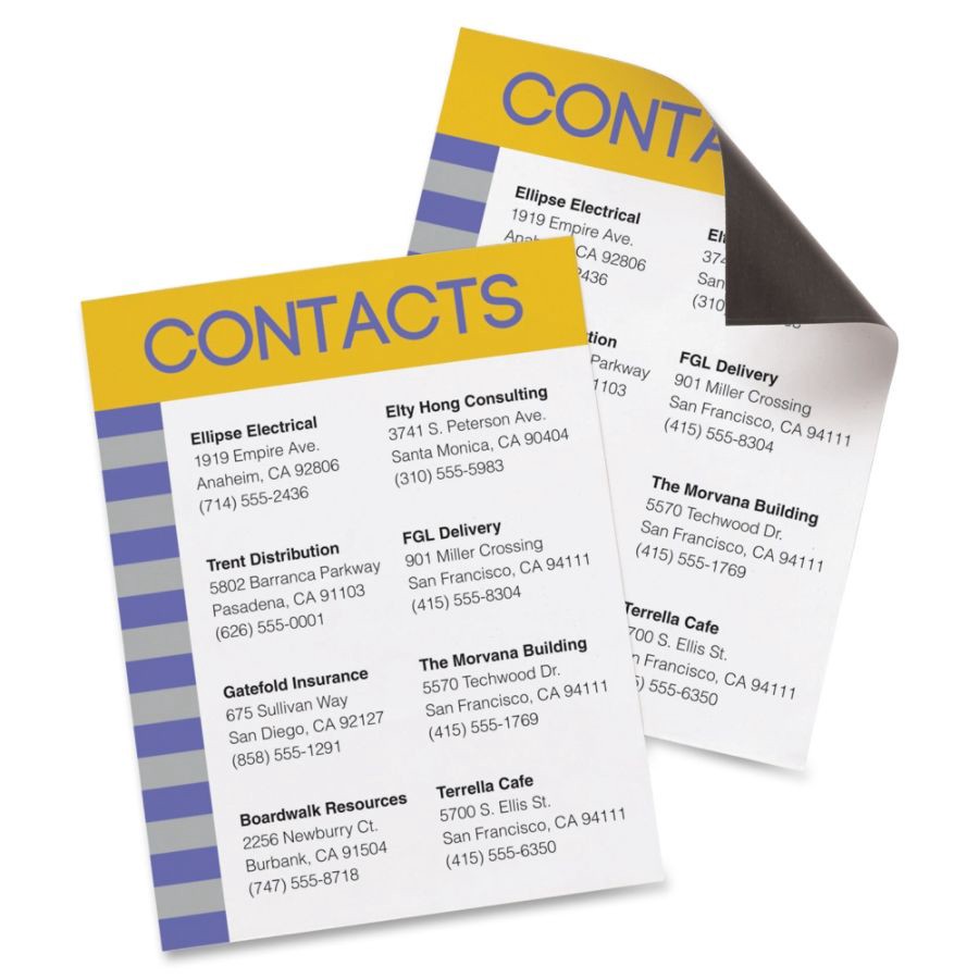 slide 3 of 6, Avery Inkjet Magnet Sheets, 5 ct