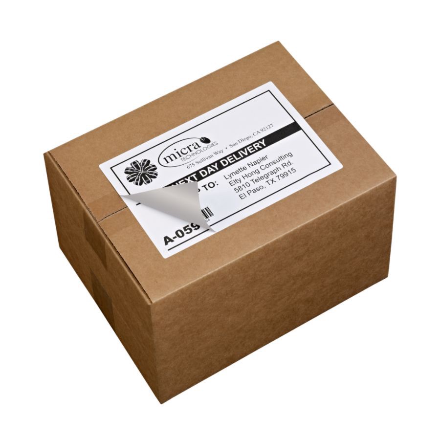 slide 3 of 10, Avery Trueblock White Laser Shipping Labels, Internet, 5126, 200 ct; 5.5 in x 8.5 in