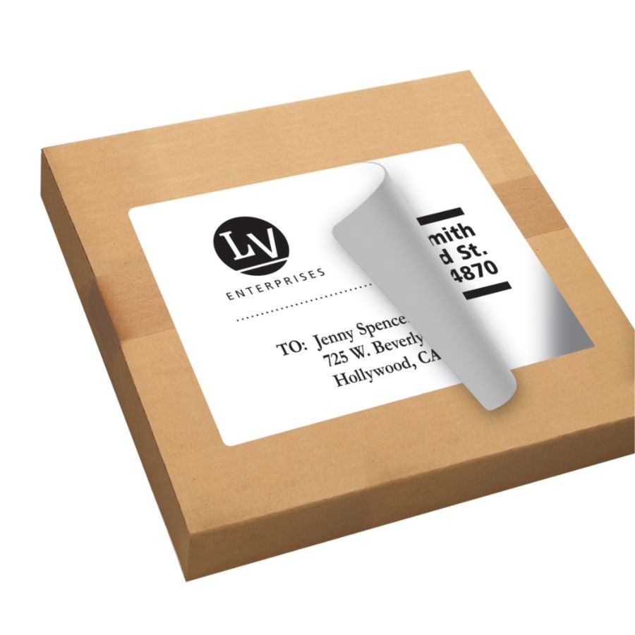 slide 6 of 10, Avery Permanent Full-Sheet Labels, 5165, Laser, White, 100 ct; 8 1/2 in x 11 in