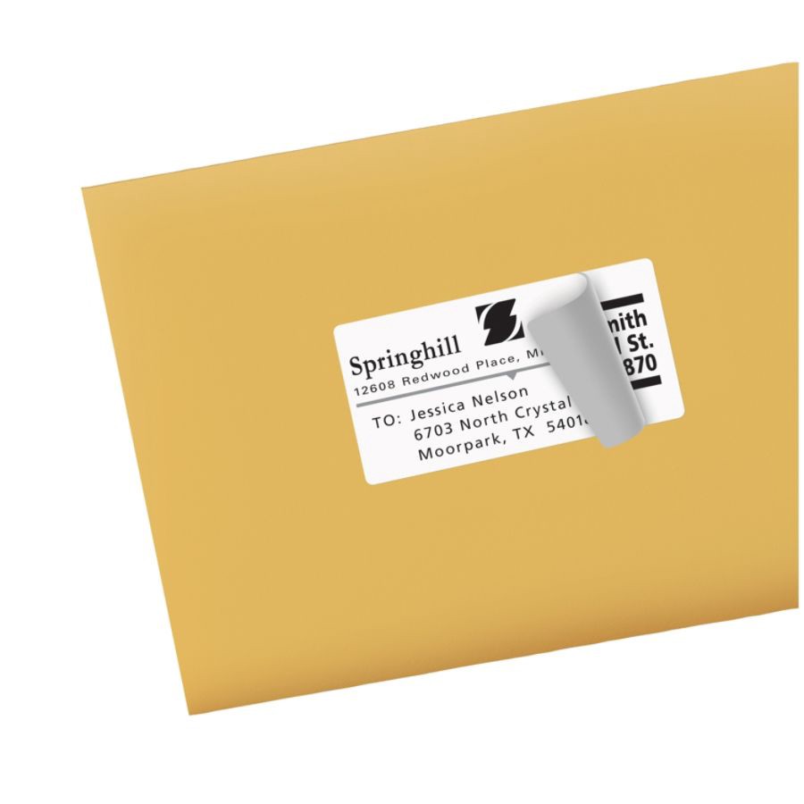 slide 9 of 10, Avery Trueblock Permanent Inkjet Shipping Labels, 8463, White, 1000 ct; 2 in x 4 in