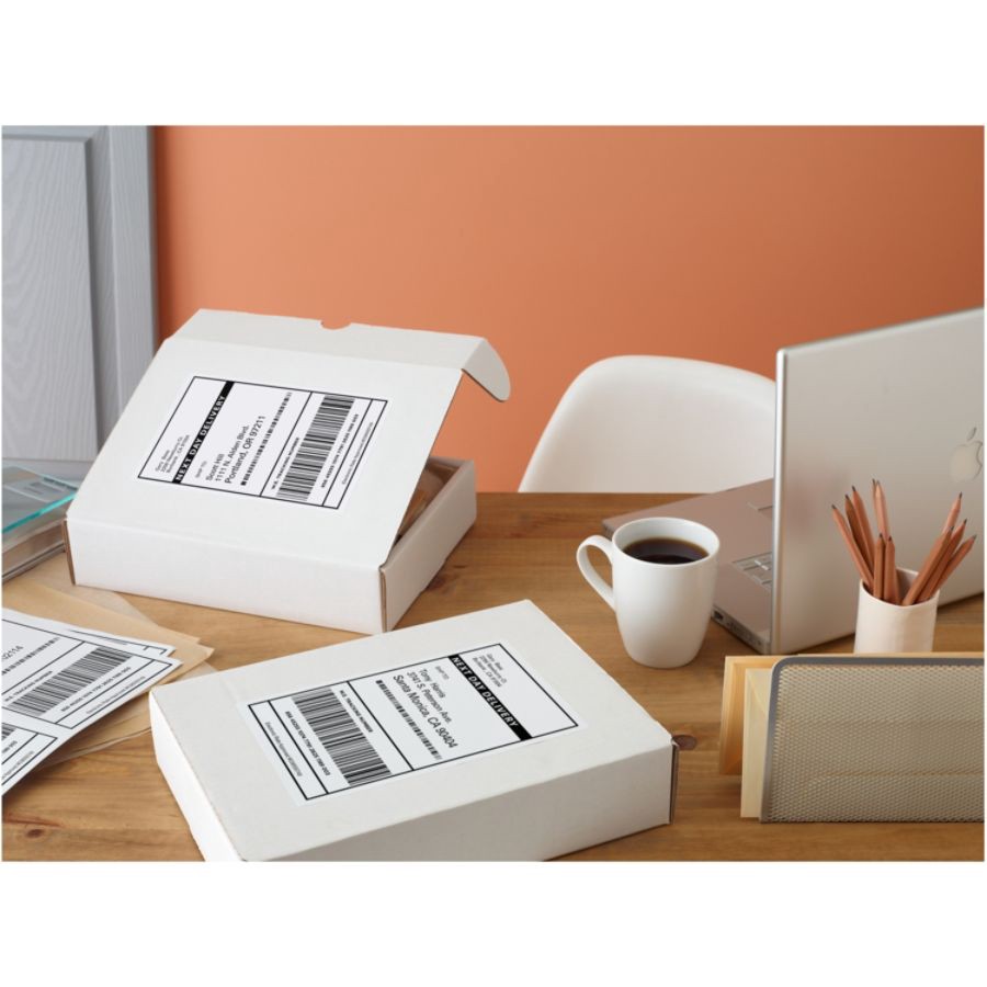 slide 4 of 10, Avery Trueblock Permanent Inkjet Shipping Labels, 8463, White, 1000 ct; 2 in x 4 in