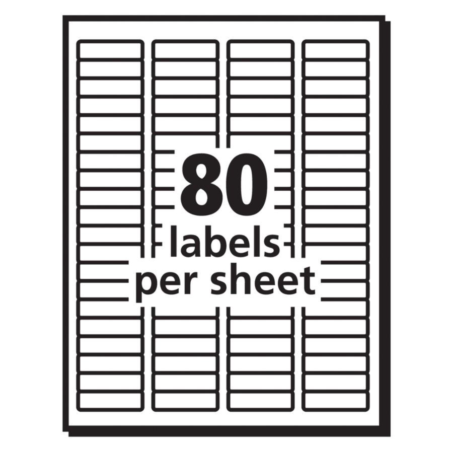 slide 8 of 8, Avery Easy Peel Permanent Laser Address Labels, Return, 15667, Clear, 800 ct