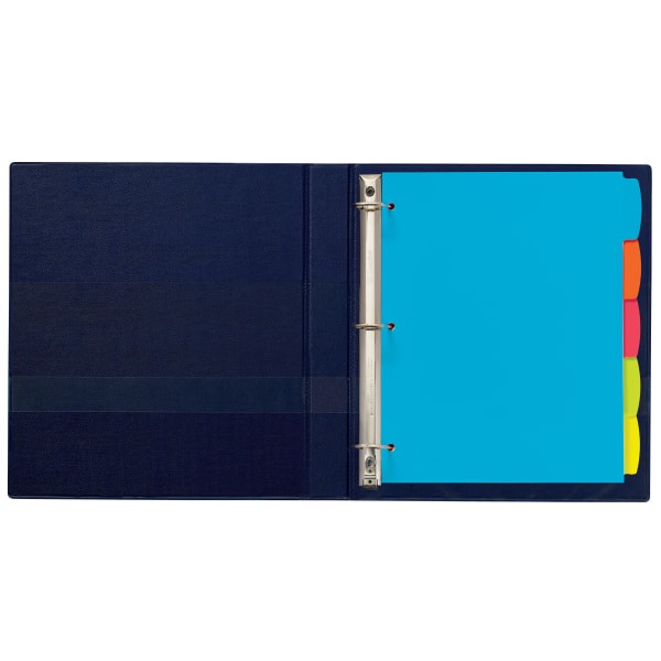 slide 3 of 7, Avery Big Tab Write & Erase Durable Plastic Dividers, Multicolor, 5 ct; 8 1/2 in x 11 in
