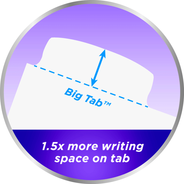 slide 4 of 8, Avery Big Tab Write & Erase Durable Plastic Dividers, 8 1/2'' X 11'', Multicolor, 8-Tab, 1 ct