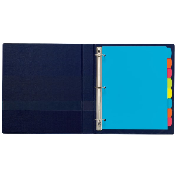 slide 6 of 8, Avery Big Tab Write & Erase Durable Plastic Dividers, 8 1/2'' X 11'', Multicolor, 8-Tab, 1 ct