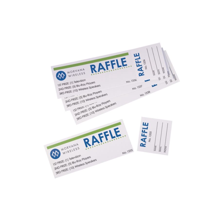 slide 4 of 6, Avery Printable Tickets, White, 200 ct