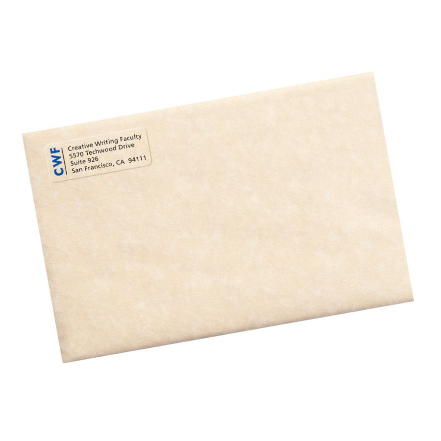 slide 3 of 10, Avery Easy Peel Permanent Return Address Labels - Matte Clear, 600 ct