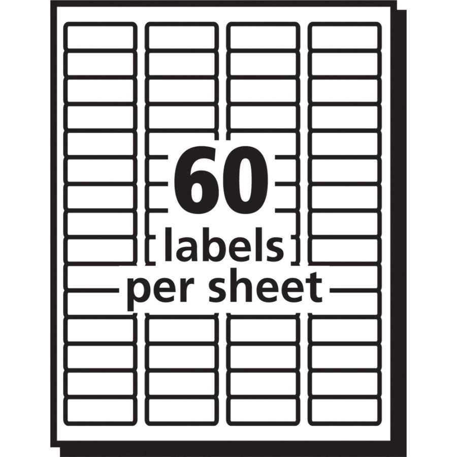 slide 5 of 10, Avery Easy Peel Permanent Return Address Labels - Matte Clear, 600 ct
