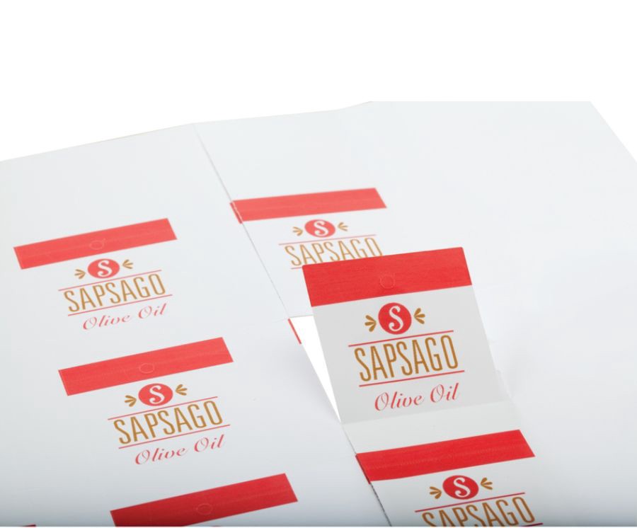 slide 5 of 6, Avery Print-To-The-Edge Tags with Strings, Square, White, 200 ct