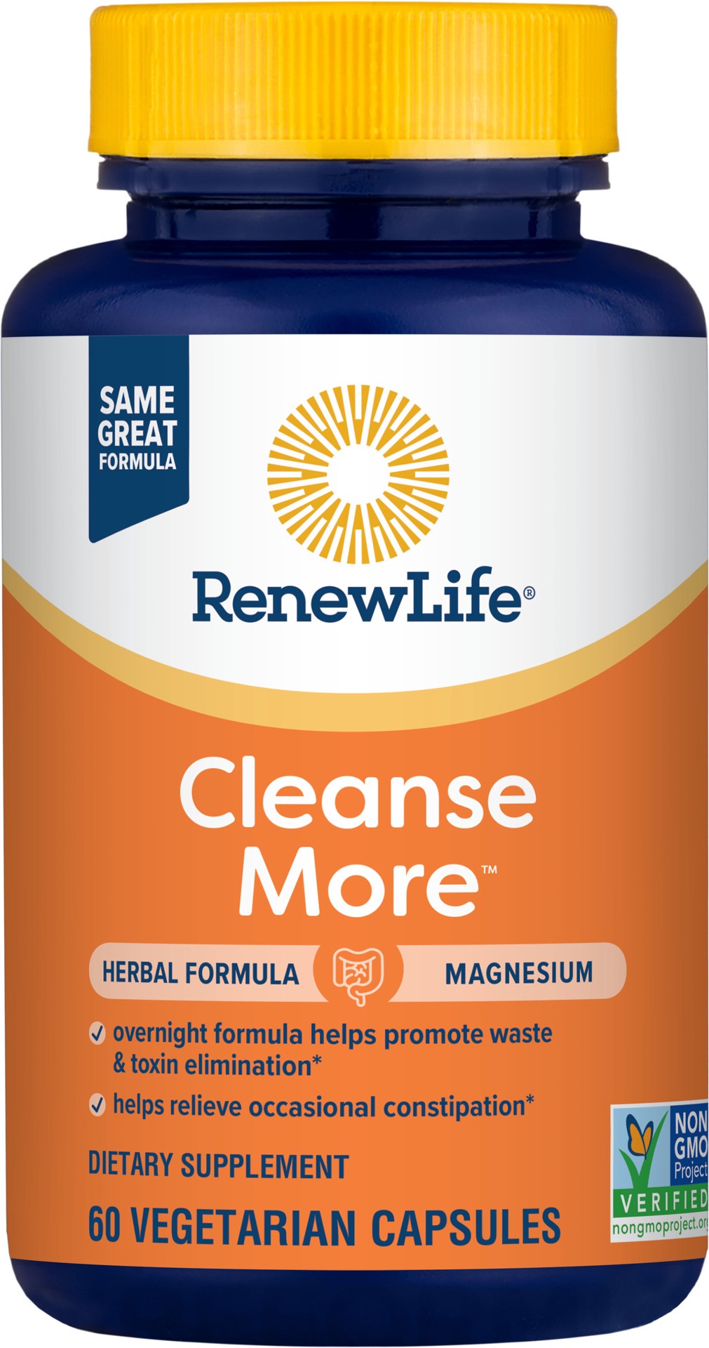 slide 1 of 5, Renew Life Cleanse More, 60 ct